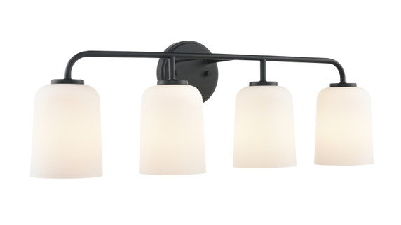 Bathroom Fixtures Four Lights by Millennium ( 59 | 214104-MB Laphia ) 