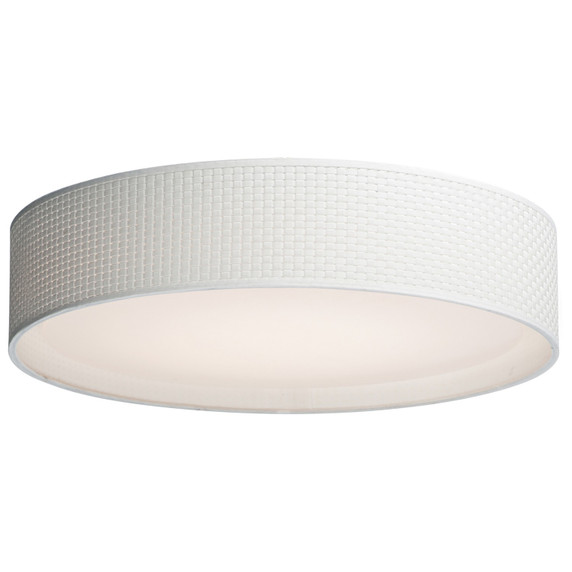 Flush Mounts Drum Shade by Maxim ( 16 | 10237WW Prime ) 