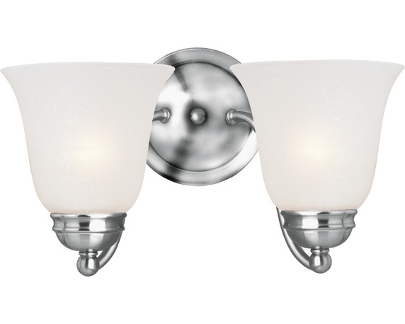 Bathroom Fixtures Two Lights by Maxim ( 16 | 2121FTPC Basix ) 