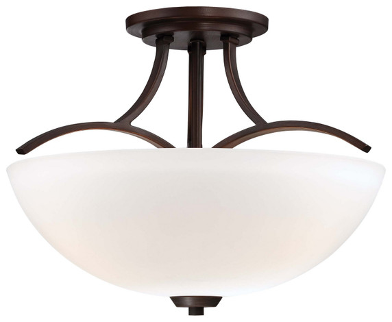 Semi-Flush Mts. Bowl Style by Minka-Lavery ( 7 | 4962-284 Overland Park ) 