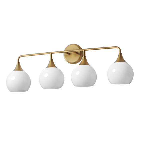 Bathroom Fixtures Four Lights by Maxim ( 16 | 21224MRNAB Neve ) 
