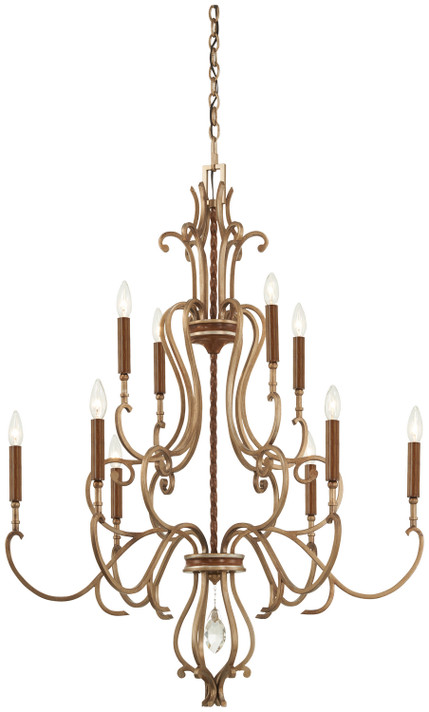 Large Chandeliers Candle by Metropolitan ( 29 | N6558-690 Magnolia Manor ) 