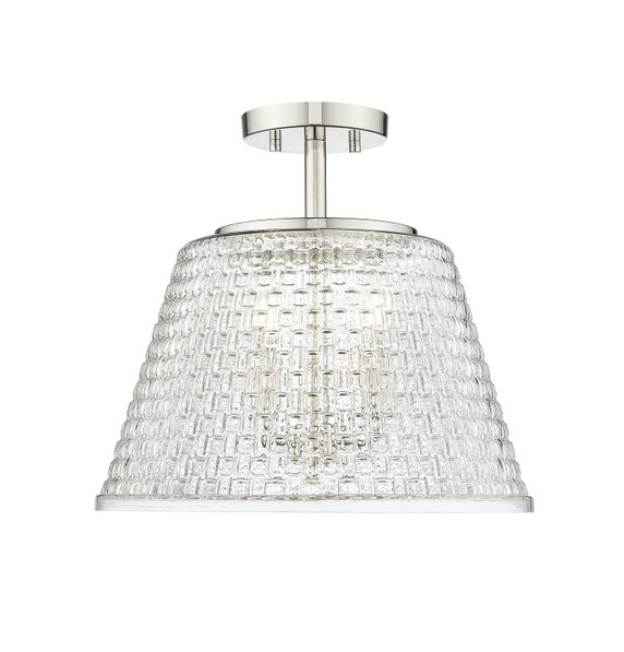 Semi-Flush Mts. Glass Down by Millennium ( 59 | 22100-PN Saben ) 