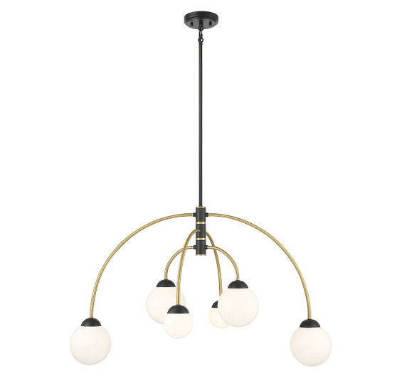 Large Chandeliers Glass Shade by Meridian ( 446 | M100114MBKNB ) 