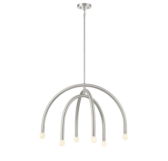 Mid. Chandeliers Glass Down by Meridian ( 446 | M100115BN ) 