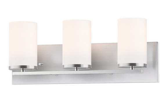 Bathroom Fixtures Three Lights by Maxim ( 16 | 10283SWSN Lateral ) 