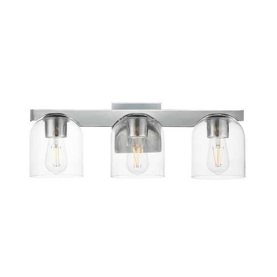 Bathroom Fixtures Three Lights by Maxim ( 16 | 21233CLPC Scoop ) 