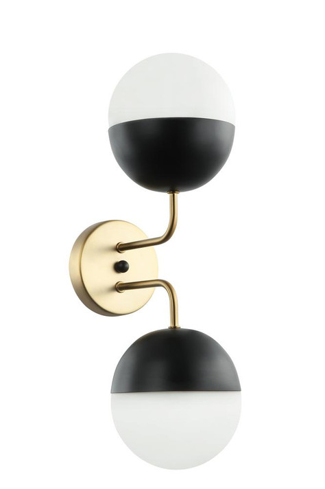 Sconces Double Glass by Maxilite ( 501 | MX 6431-2-18 Tuxedo ) 