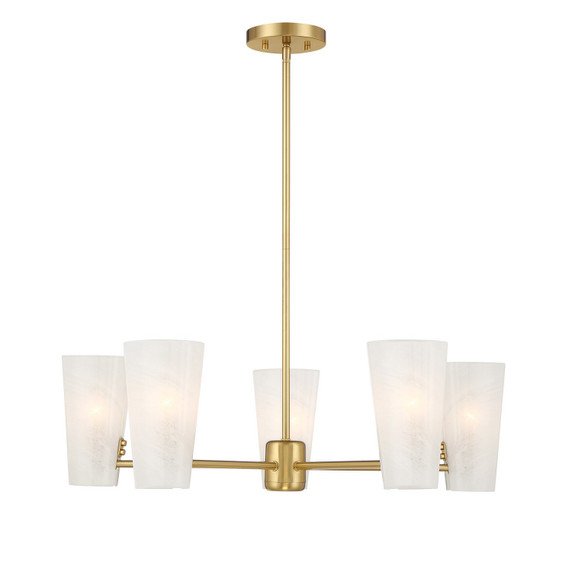 Mid. Chandeliers Glass Up by Meridian ( 446 | M100130NB ) 