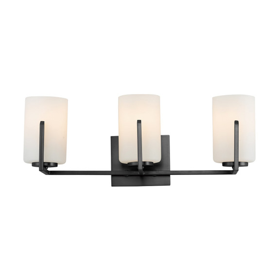 Bathroom Fixtures Three Lights by Maxim ( 16 | 21283SWBK Dart ) 