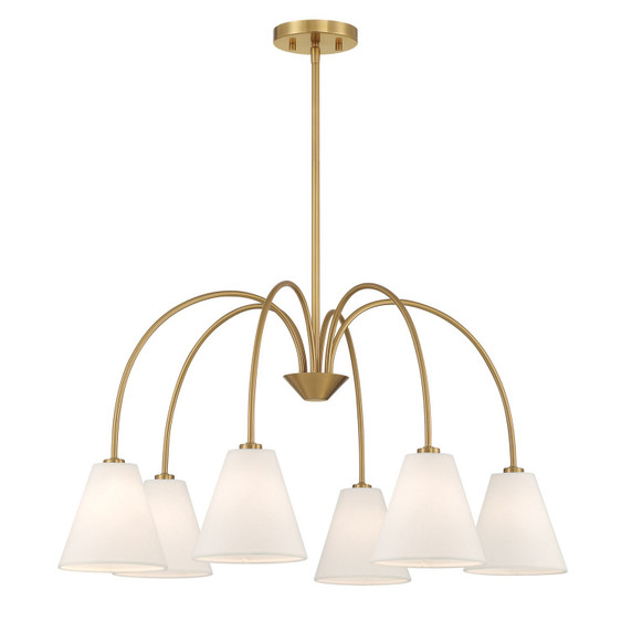 Mid. Chandeliers Glass Down by Meridian ( 446 | M100138NB ) 