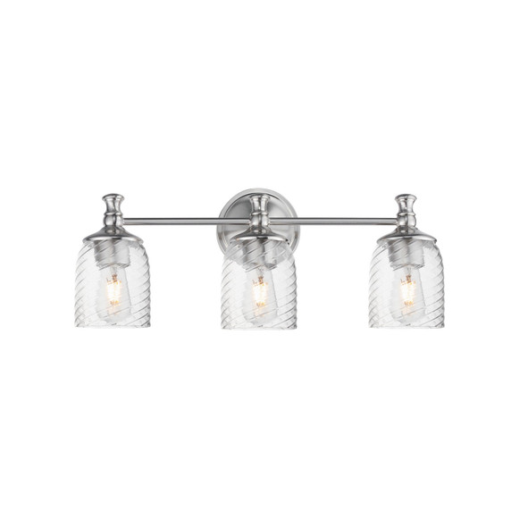 Bathroom Fixtures Three Lights by Maxim ( 16 | 21353CRSN Swirl ) 