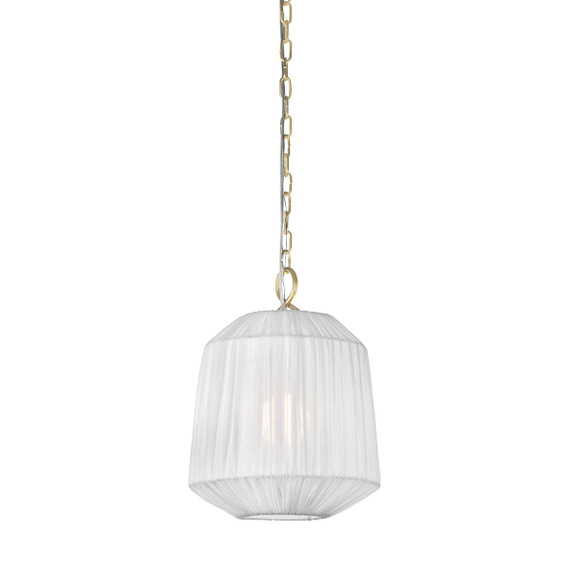Pendants Fabric Shade by Mitzi ( 428 | H1011701S-AGB Amanza ) 