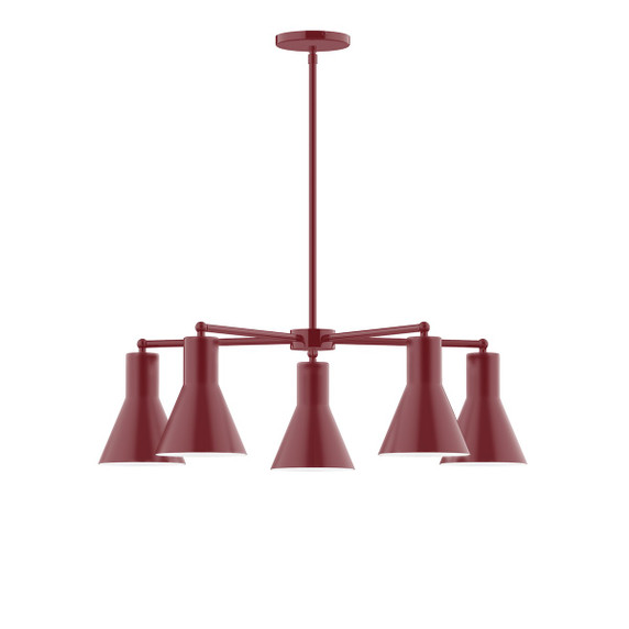 Mid. Chandeliers Glass Down by Montclair Light Works ( 518 | CHC436-55 Flare ) 