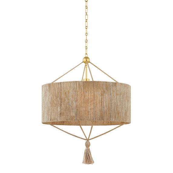 Pendants Drum Shade by Mitzi ( 428 | H1036701L-AGB Reyn ) 