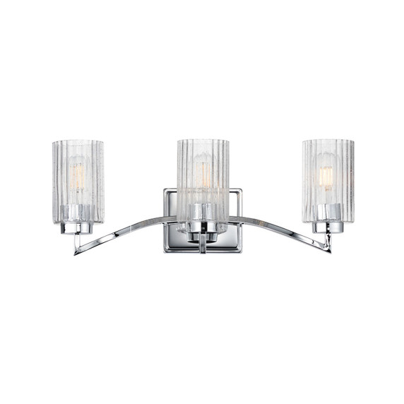 Bathroom Fixtures Three Lights by Maxim ( 16 | 21373CRPN Rigata ) 