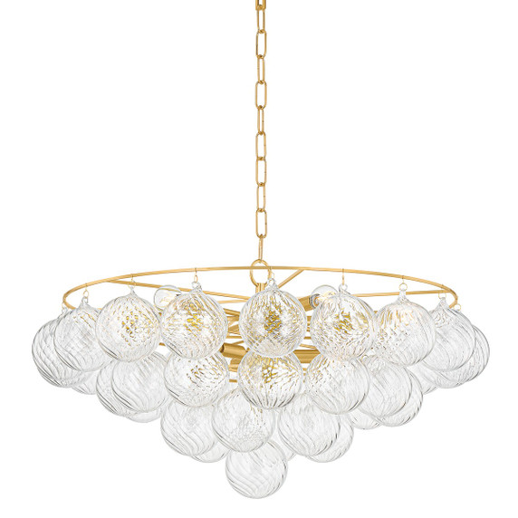 Mid. Chandeliers Glass Down by Mitzi ( 428 | H711809A-AGB Mimi ) 