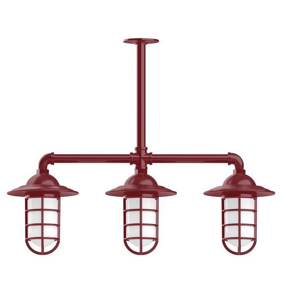 Linear/Island 3 Light Bar by Montclair Light Works ( 518 | MSK052-55-T36-G07 Vaportite ) 