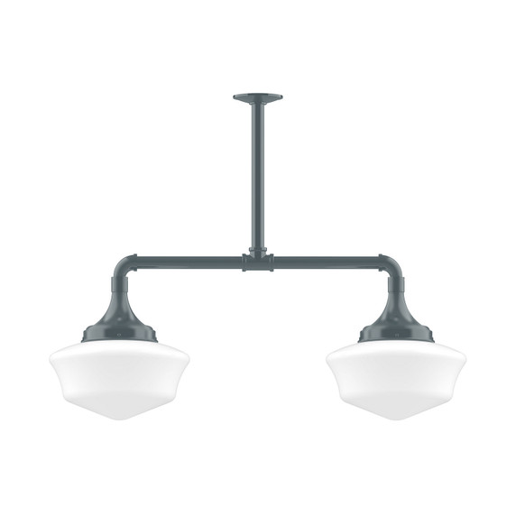 Linear/Island 2 Light Bar by Montclair Light Works ( 518 | MSD021-40-T30 Schoolhouse ) 
