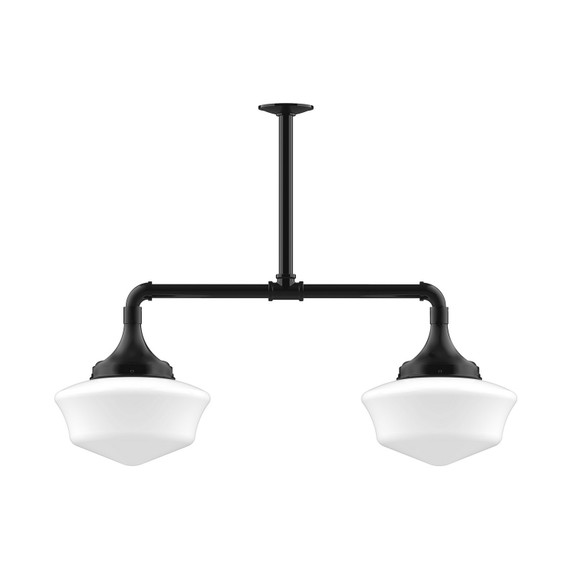 Linear/Island 2 Light Bar by Montclair Light Works ( 518 | MSD021-41-T36 Schoolhouse ) 