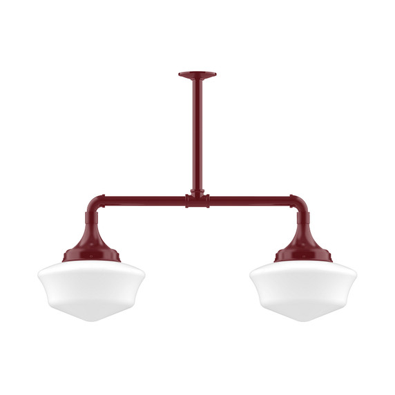 Linear/Island 2 Light Bar by Montclair Light Works ( 518 | MSD021-55-T48 Schoolhouse ) 