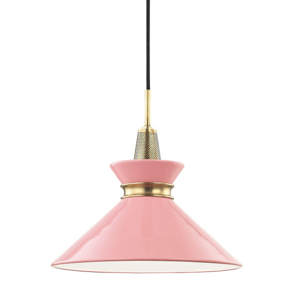 Pendants Metal Shade by Mitzi ( 428 | H251701S-AGB/PK Kiki ) 
