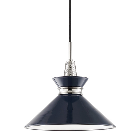Pendants Metal Shade by Mitzi ( 428 | H251701S-PN/NVY Kiki ) 