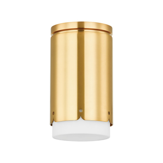 Flush Mounts Glass Down by Mitzi ( 428 | H870501-AGB Asa ) 