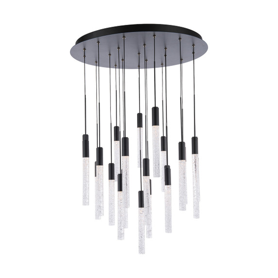 Large Chandeliers Glass Shade by Modern Forms ( 281 | PD-35621-BK Magic ) 