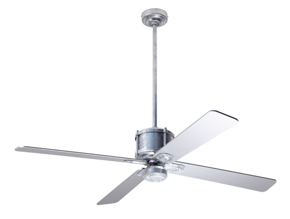 Fans Ceiling Fans by Modern Fan Co ( 201 | IND-GV-50-SV-NL-RC Industry DC ) 