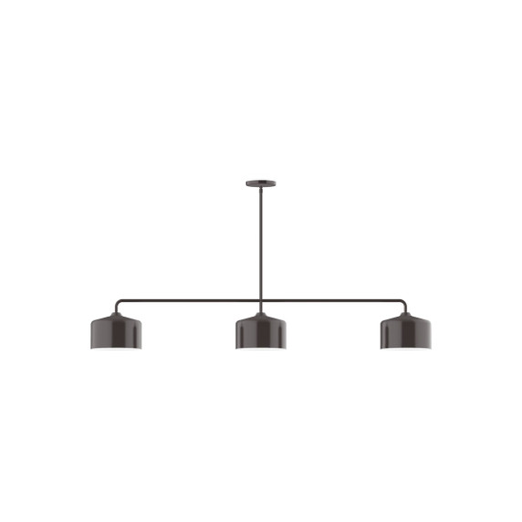Linear/Island 3 Light Bar by Montclair Light Works ( 518 | MSN419-51 Axis ) 