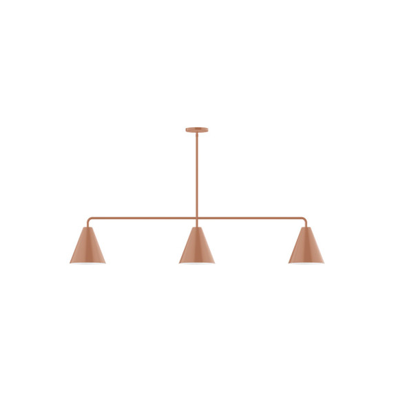 Linear/Island 3 Light Bar by Montclair Light Works ( 518 | MSN420-19 Jynx ) 