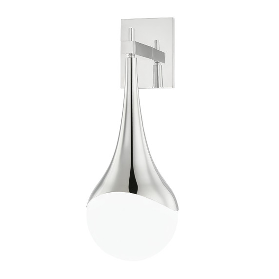 Sconces Single Glass by Mitzi ( 428 | H375101-PN Ariana ) 
