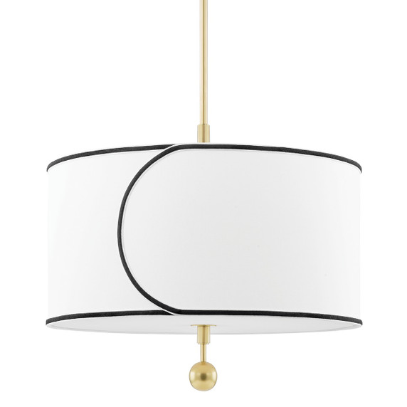 Pendants Drum Shade by Mitzi ( 428 | H381701L-AGB Zara ) 