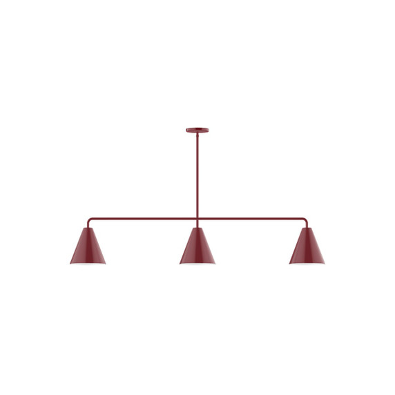Linear/Island 3 Light Bar by Montclair Light Works ( 518 | MSN420-55 Jynx ) 