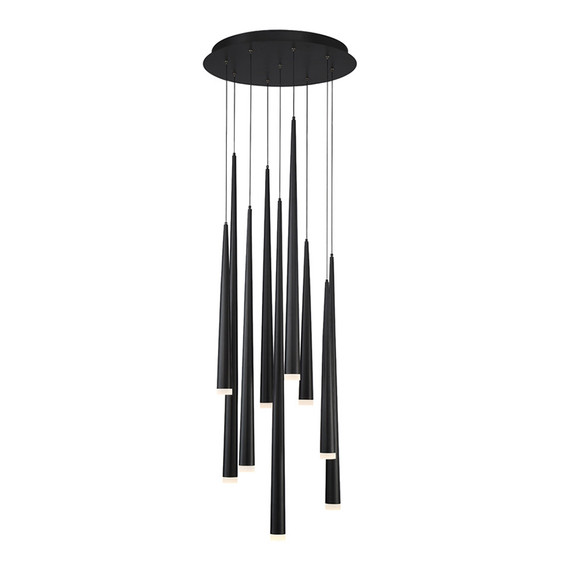 Pendants Multi-port/Cascade by Modern Forms ( 281 | PD-41809R-BK Cascade ) 