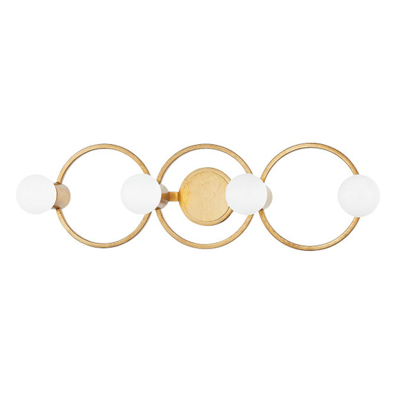 Bathroom Fixtures Four Lights by Mitzi ( 428 | H413304-GL Hope ) 
