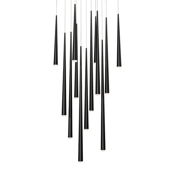 Pendants Multi-port/Cascade by Modern Forms ( 281 | PD-41813S-BK Cascade ) 