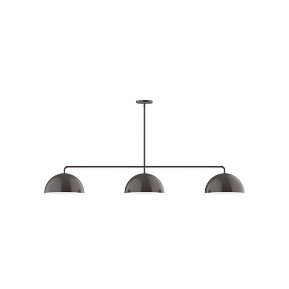 Linear/Island 3 Light Bar by Montclair Light Works ( 518 | MSN432-51 Arcade ) 
