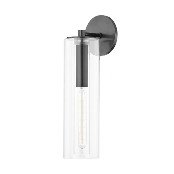 Sconces Single Glass by Mitzi ( 428 | H415101B-OB Belinda ) 