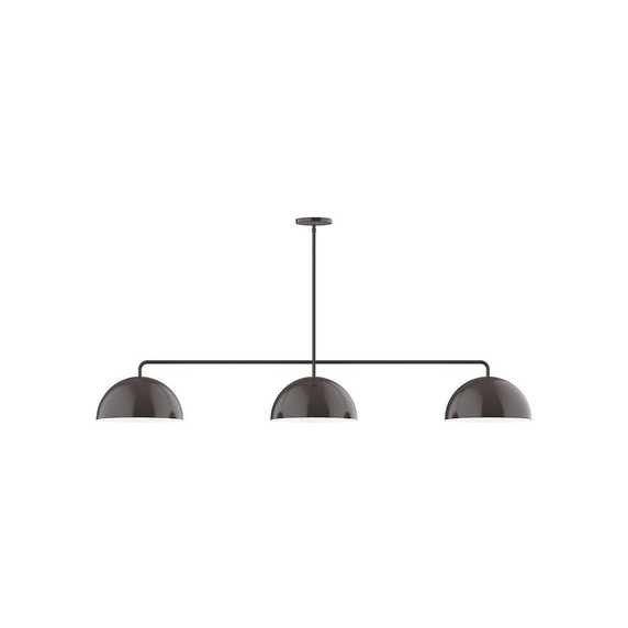 Linear/Island 3 Light Bar by Montclair Light Works ( 518 | MSN432-G15-51 Arcade ) 