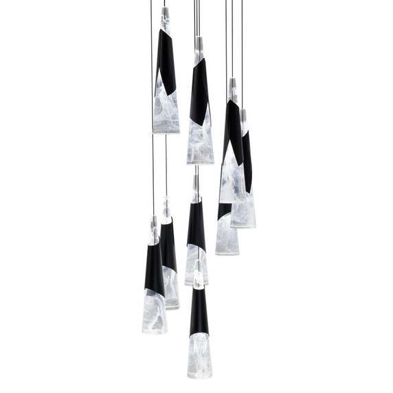 Pendants Multi-port/Cascade by Modern Forms ( 281 | PD-44409R-BK Kilt ) 