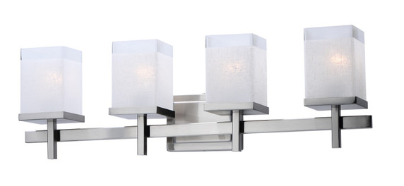 Bathroom Fixtures Four Lights by Maxim ( 16 | 2154LNSN Tetra ) 