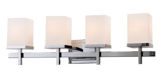 Bathroom Fixtures Four Lights by Maxim ( 16 | 2154SWPC Tetra ) 