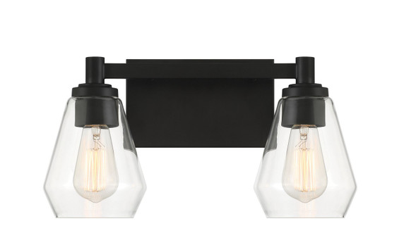 Bathroom Fixtures Two Lights by Minka-Lavery ( 7 | 5702-66A Clarity ) 