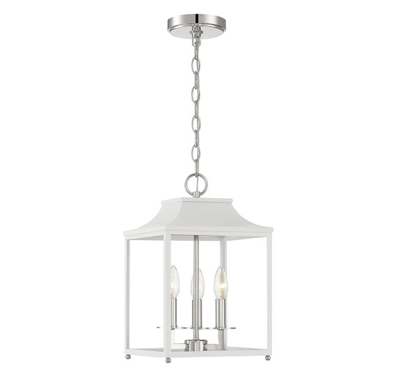 Foyer/Hall Lanterns Open Frame by Meridian ( 446 | M30013WHPN ) 