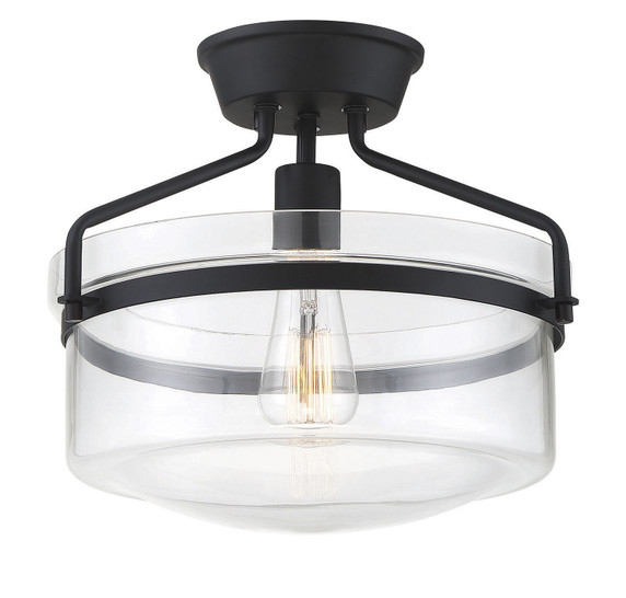 Semi-Flush Mts. Bowl Style by Meridian ( 446 | M60011MBK Msemi ) 