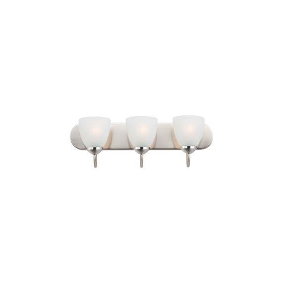 Bathroom Fixtures Three Lights by Maxim ( 16 | 11383FTSN Axis ) 