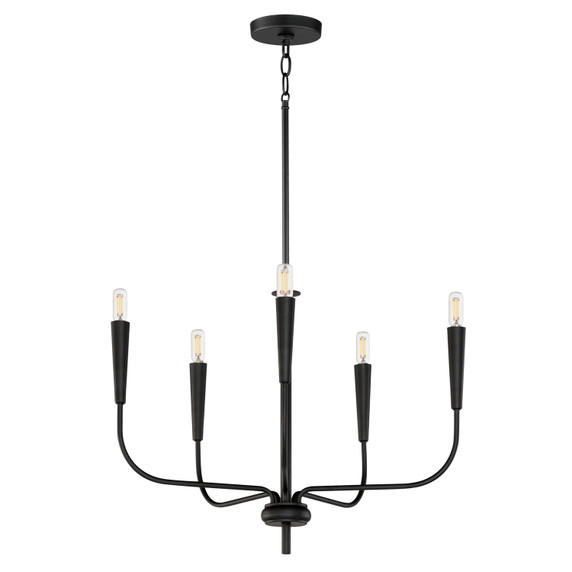 Mid. Chandeliers Candle by Maxim ( 16 | 24815BK Vela ) 