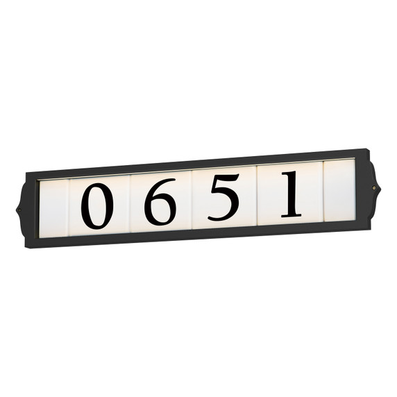 Exterior Decor/Furniture/Mailboxes by Maxim ( 16 | 53650BK Address ) 